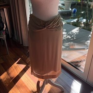 Valentino Chic Brown Pencil Skirt